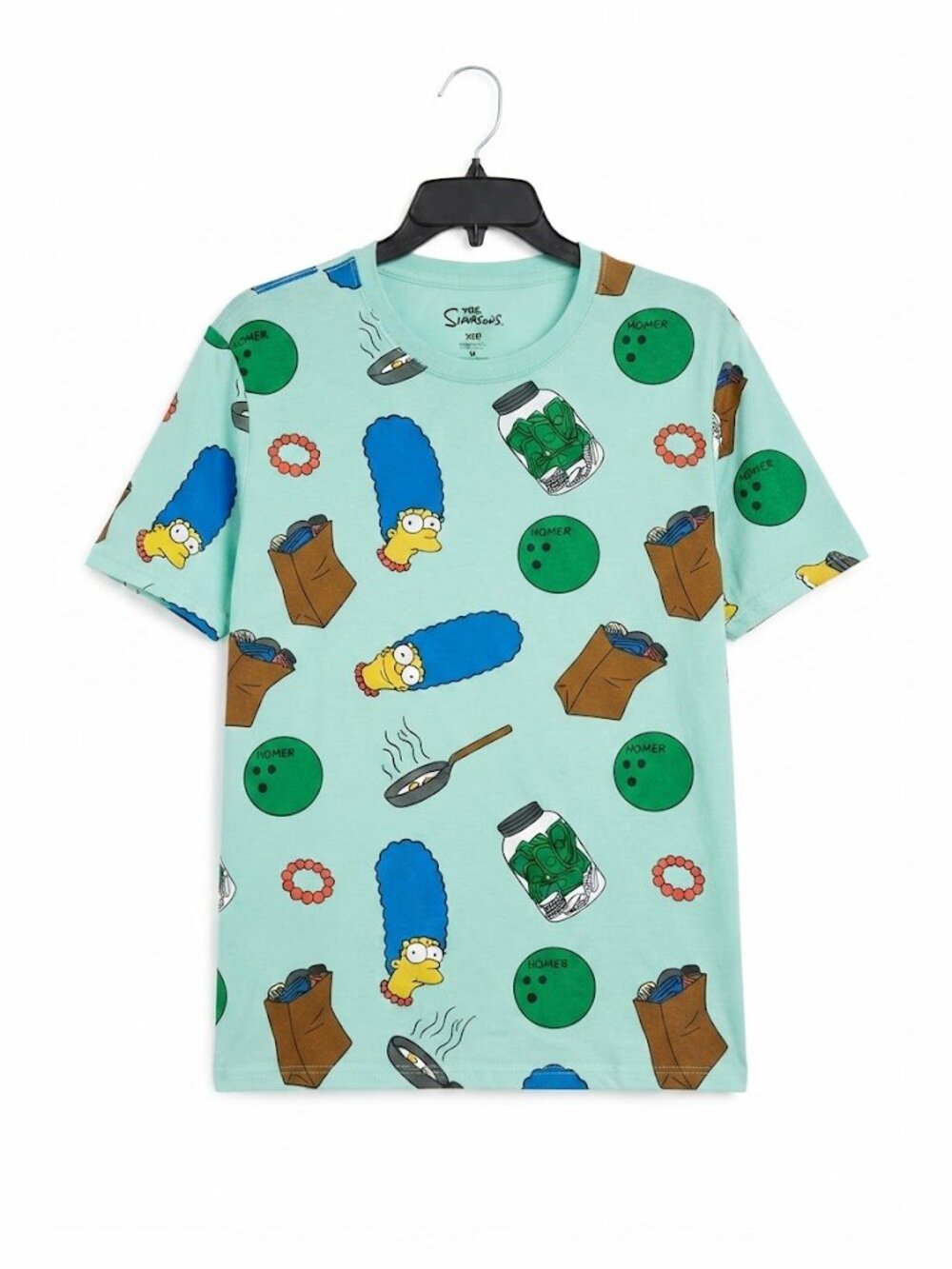 The Simpsons Marge All Over Graphic T-Shirt Women's Size Medium Short Sleeves